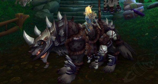 Rênes du loup de guerre prestigieux monture WoW Legion