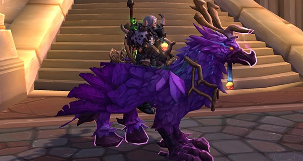 Rênes d'hippogriffe à plumes telluriques - Monture World of Warcraft