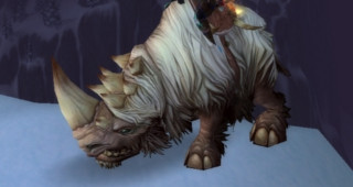 Rhinocéros laineux blanc - Monture World of Warcraft