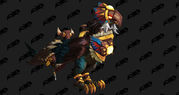 Roc solaire peint par la flamme monture WoW Midnight