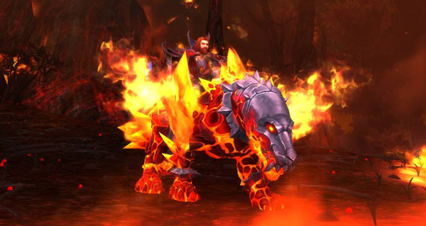 Sabre de feu primordial - Monture World of Warcraft