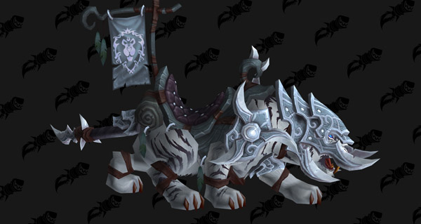 Sabre de guerre blanc vicieux - Monture World of Warcraft