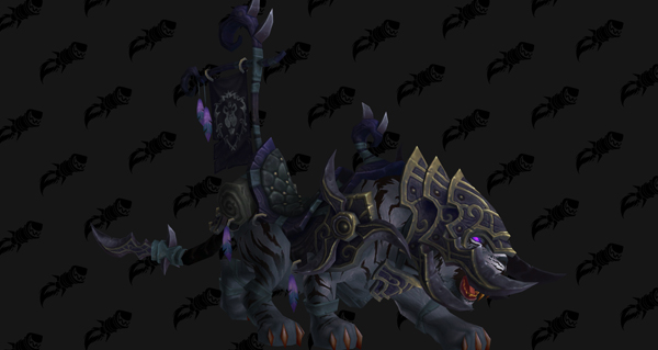 Sabre de guerre noir vicieux - Monture World of Warcraft