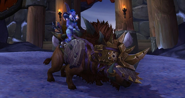 Sanglier de guerre brochepierre monture WoW Warlords of Draenor