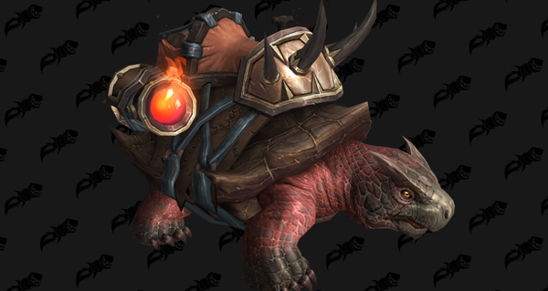 Tortue cramoisie de bataille sauvage monture WoW The War Within
