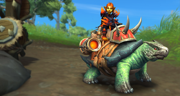 Tortue verte de bataille sauvage - Monture World of Warcraft