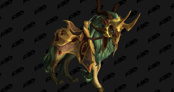 Vorquin majestueux cuirassé monture WoW Dragonflight