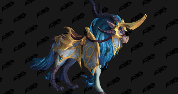 Vorquin marche-ligne cuirassé monture WoW Dragonflight
