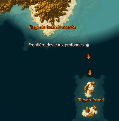 Comment accéder à Terya’s Island