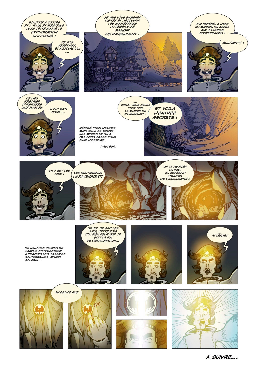 Bande-dessinée Kevin le roxxor : Exploration nocturne