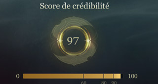 Le score de crédibilité reflète votre comportement