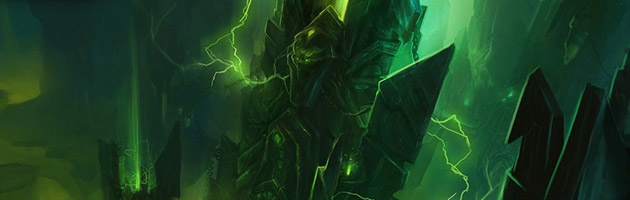 Ecran de chargement d'Antorus, le Trône ardent, le nouveau raid de la mise à jour