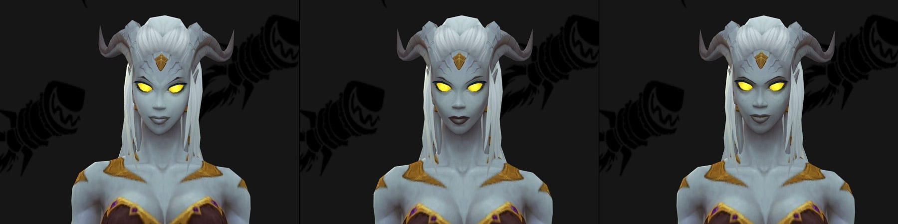 Personnalisation du visage Draeneï Sancteforge (Femme)