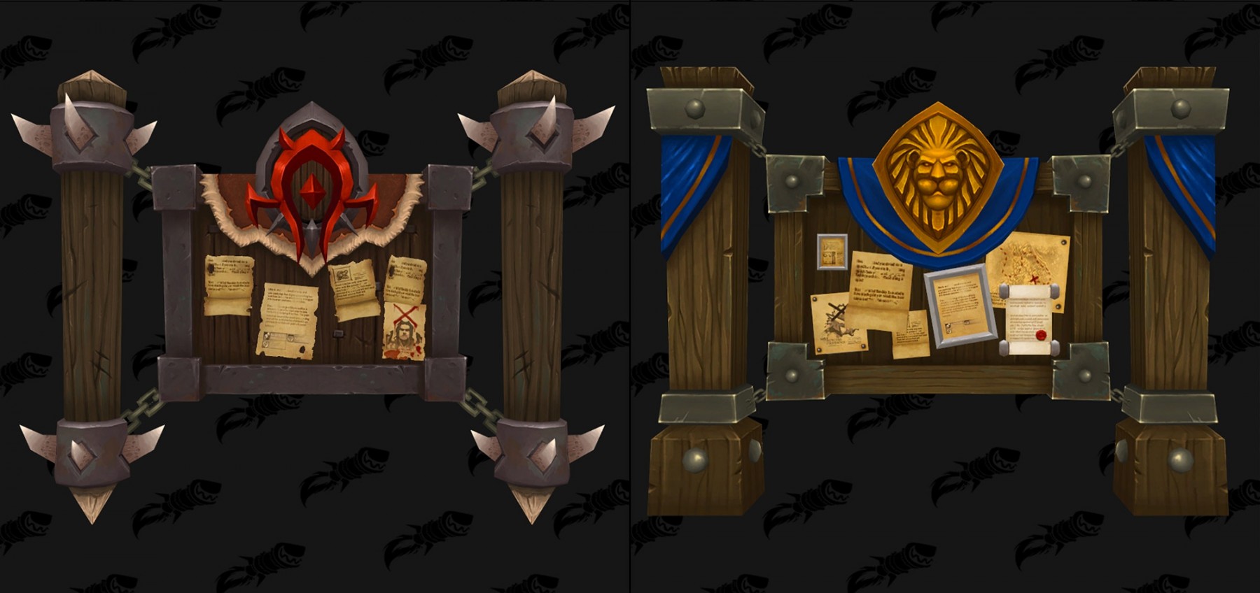 Les tableaux de recrutement de la Horde et de l'Alliance sont revus