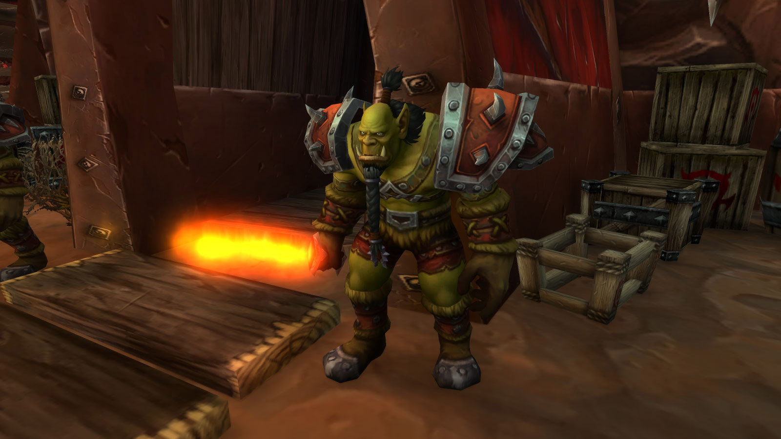 Garde de Orgrimmar et l'Epée longue flamboyante de Teebu