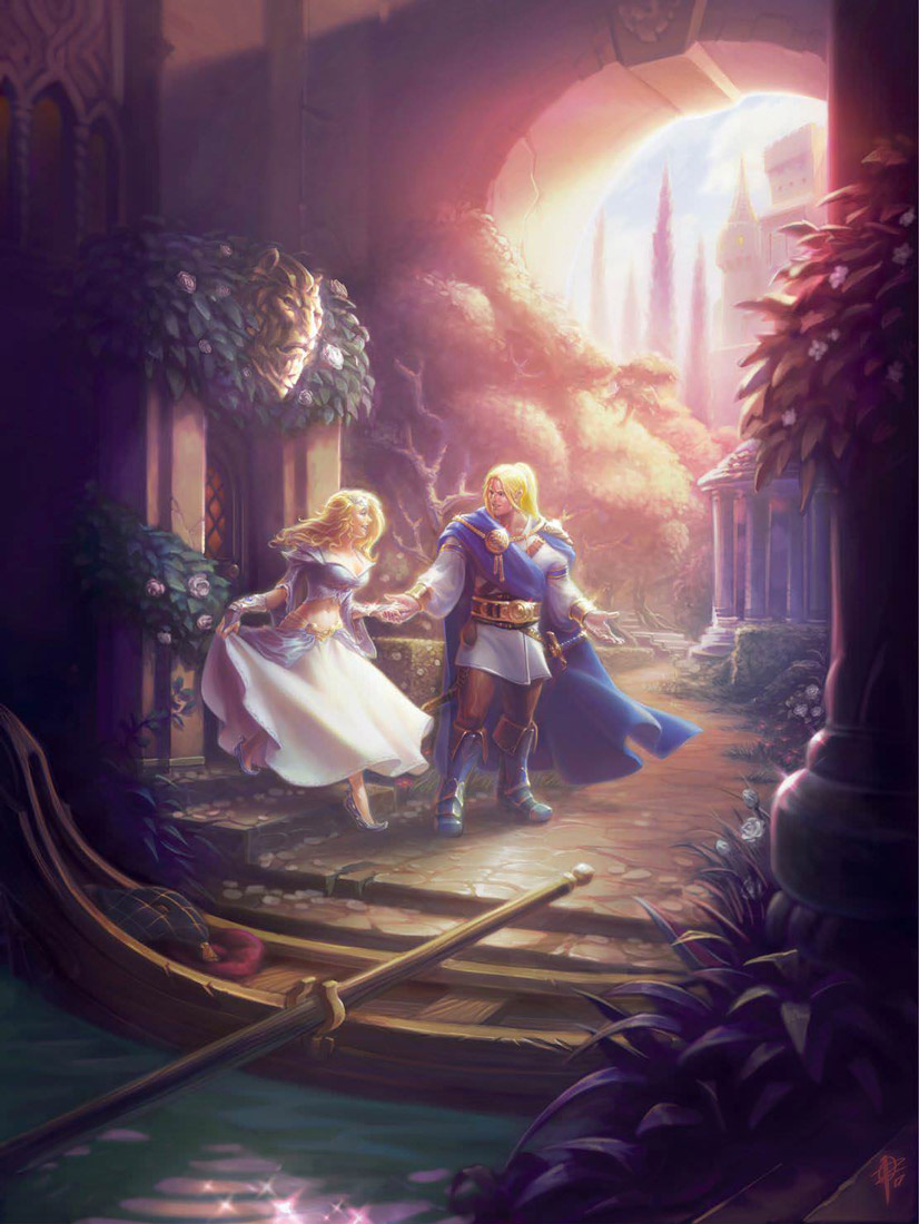 Arthas en compagnie de Jaina - Warcraft chronique volume 3