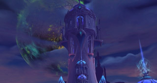 Argus se fond dans le ciel de Suramar