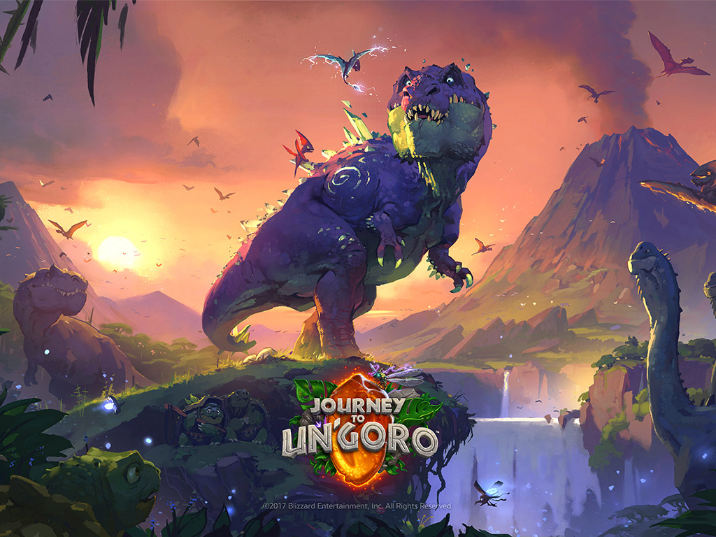 Voyage au centre d'Un'goro l'extension Hearthstone