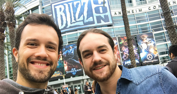 mamytwink et zecharia sont arrives a anaheim pour la blizzcon