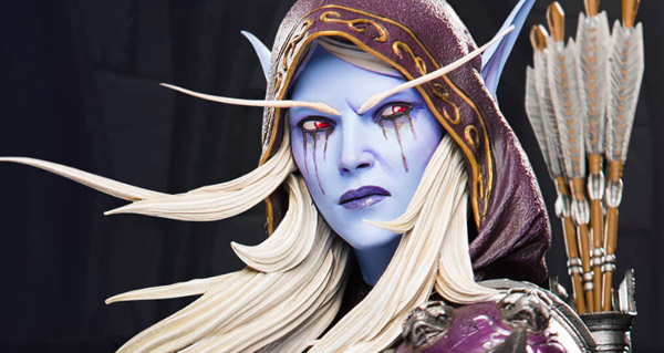 la statue sylvanas coursevent est desormais en vente sur la boutique blizzard gear