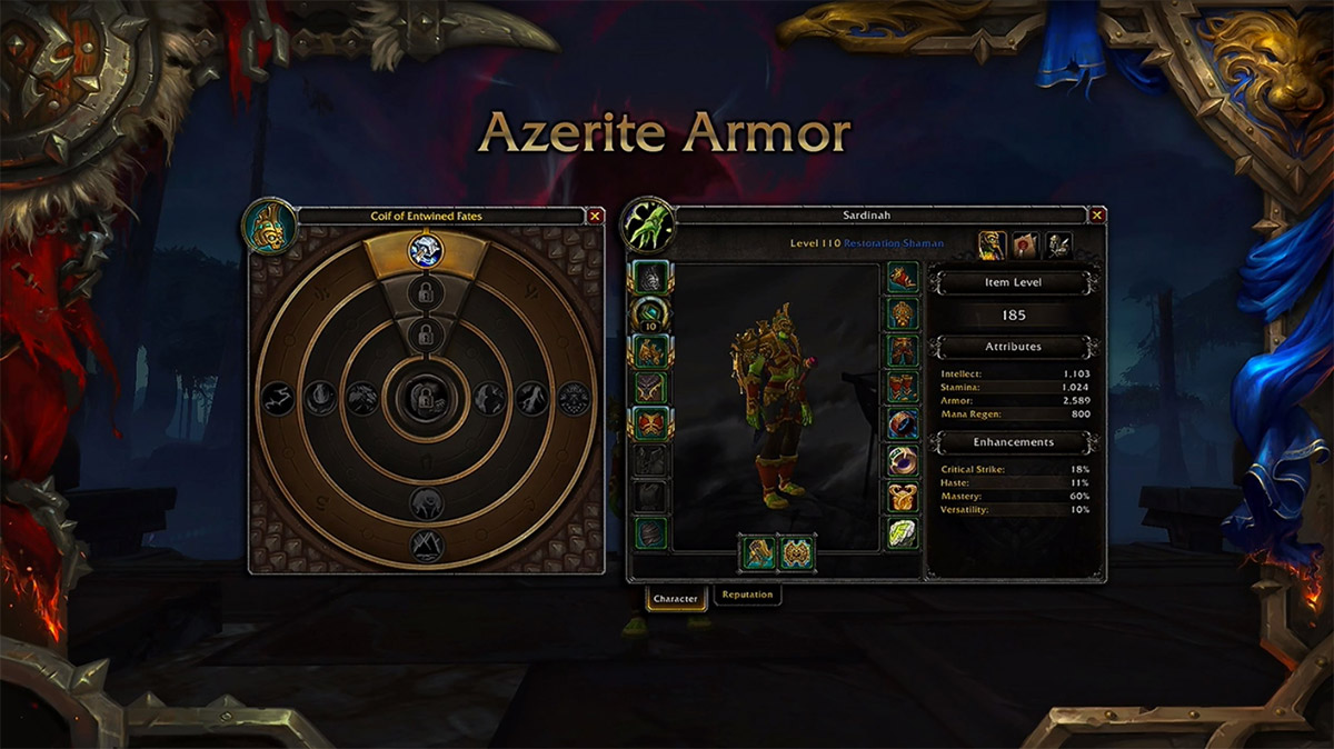 Le coeur d'Azeroth vous permettra de débloquer de nouvelles techniques