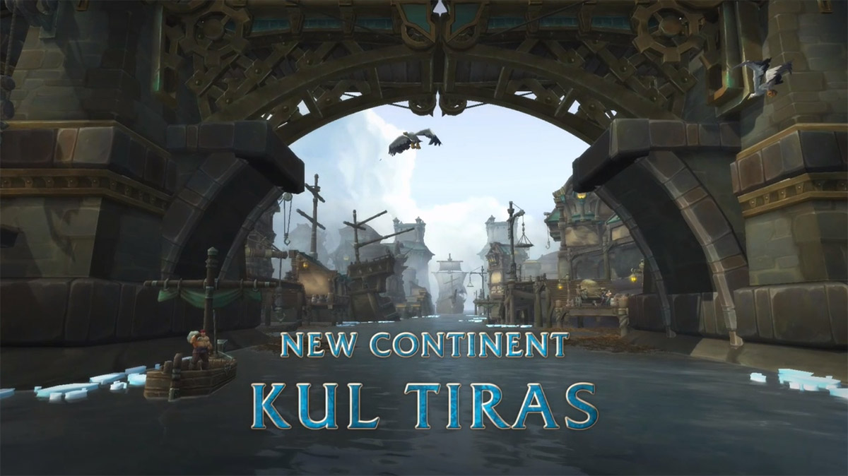 Kul Tiras est le continent de l'Alliance