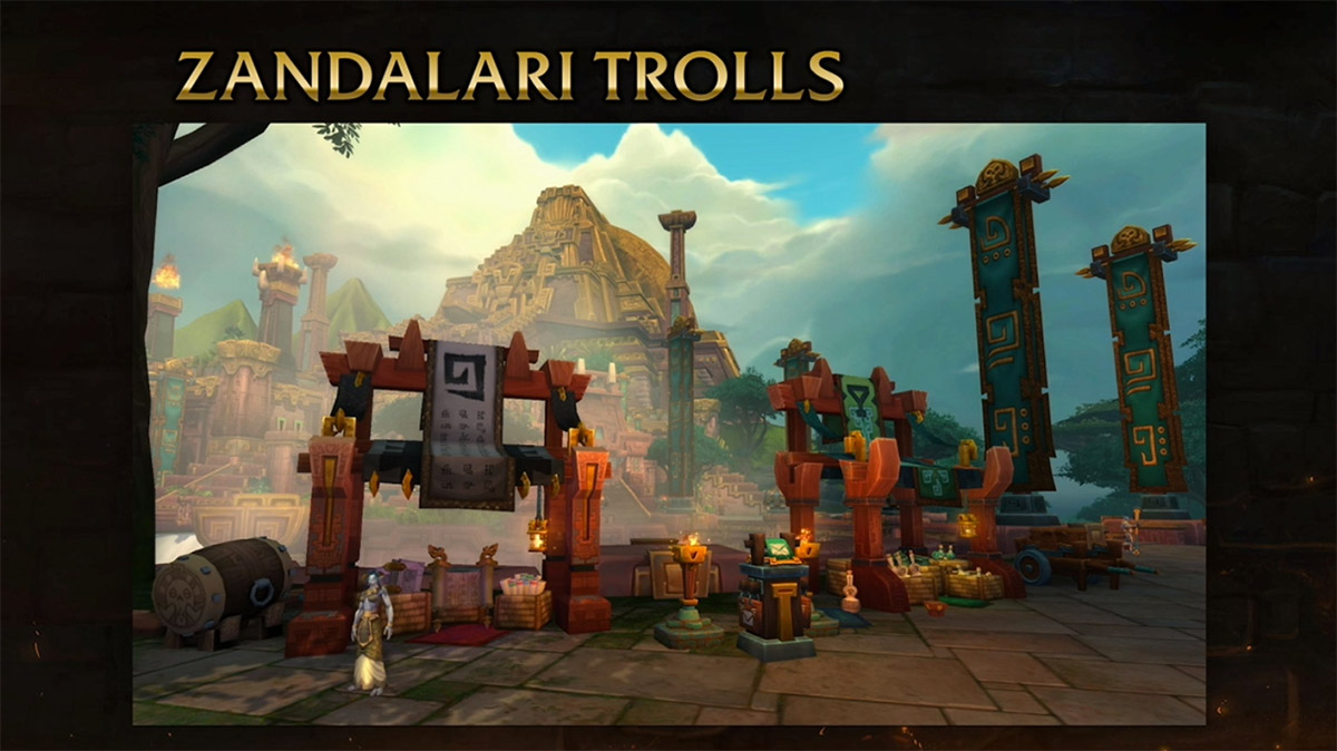 L'environnement Zandalari est inspiré de la culture Aztèque