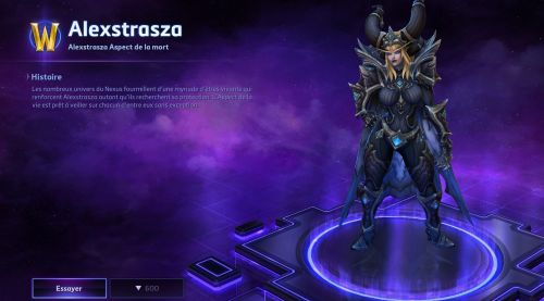 Image de Heroes of the Storm : skins Alexstrasza lieuse-de-vie, aspect dragon et reine noire