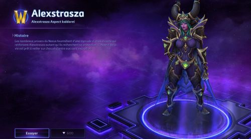 Image de Heroes of the Storm : skins Alexstrasza lieuse-de-vie, aspect dragon et reine noire