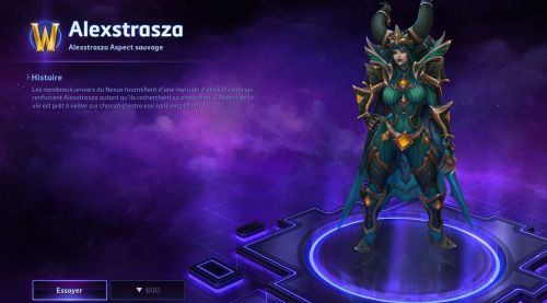 Image de Heroes of the Storm : skins Alexstrasza lieuse-de-vie, aspect dragon et reine noire