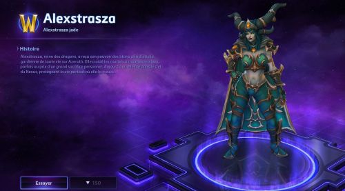 Image de Heroes of the Storm : skins Alexstrasza lieuse-de-vie, aspect dragon et reine noire