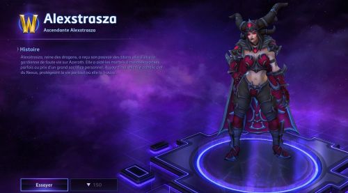 Image de Heroes of the Storm : skins Alexstrasza lieuse-de-vie, aspect dragon et reine noire