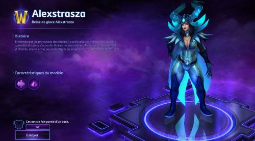 Image de Heroes of the Storm : skins Alexstrasza lieuse-de-vie, aspect dragon et reine noire