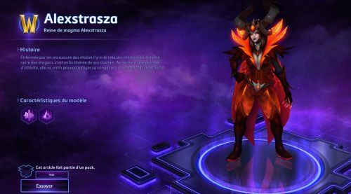 Image de Heroes of the Storm : skins Alexstrasza lieuse-de-vie, aspect dragon et reine noire