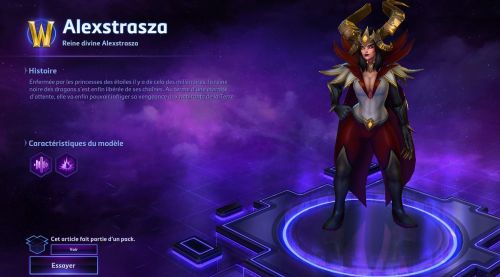 Image de Heroes of the Storm : skins Alexstrasza lieuse-de-vie, aspect dragon et reine noire