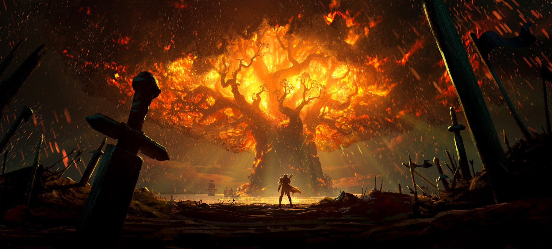 Teldrassil en feu !