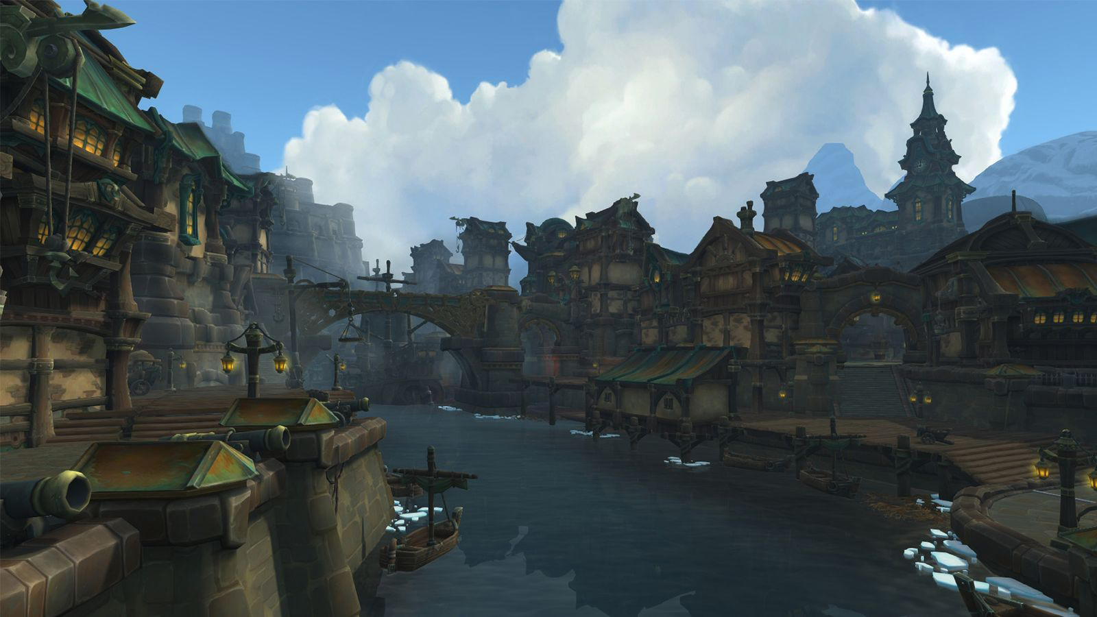 Rade de Tiragarde, zone de Kul Tiras (Alliance)