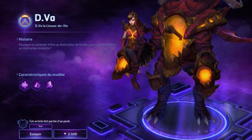 Image de Heroes of the Storm : Skins D.va destructeur