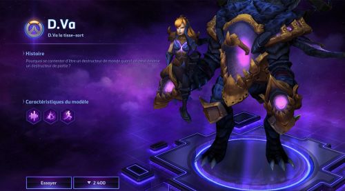 Image de Heroes of the Storm : Skins D.va destructeur