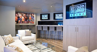 Salle VIP de la Blizzard Arena LA