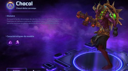 Image de Heroes of the Storm : Skins Chacal pyromane déjanté et déchu