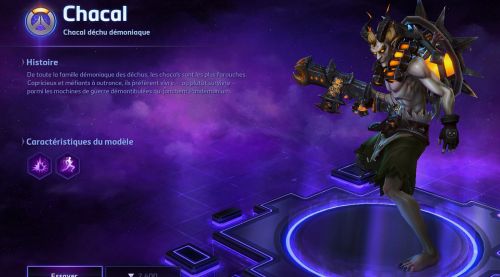 Image de Heroes of the Storm : Skins Chacal pyromane déjanté et déchu