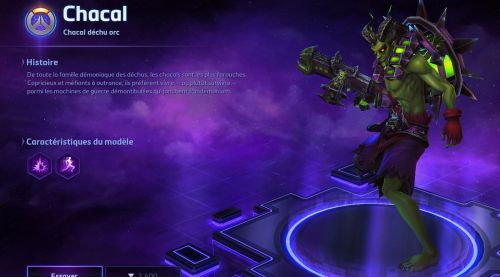 Image de Heroes of the Storm : Skins Chacal pyromane déjanté et déchu