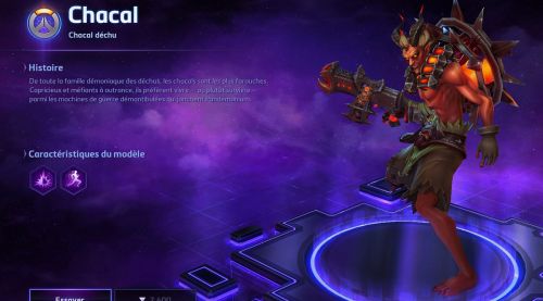 Image de Heroes of the Storm : Skins Chacal pyromane déjanté et déchu