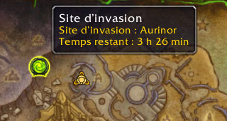 Site d'invasion inférieur