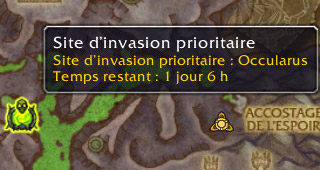 Site d'invasion prioritaire