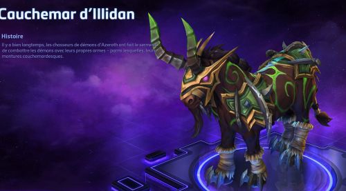 Image de Heroes of the Storm : Montures cauchemar d'Illidan patch 28