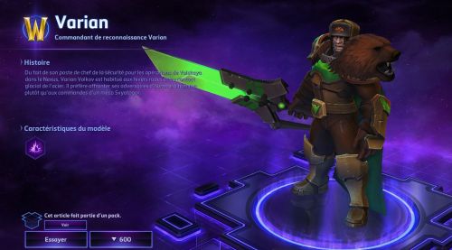 Image de Heroes of the Storm : Skins Varian patch 28