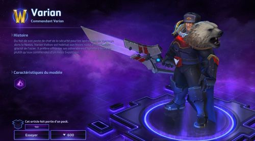 Image de Heroes of the Storm : Skins Varian patch 28