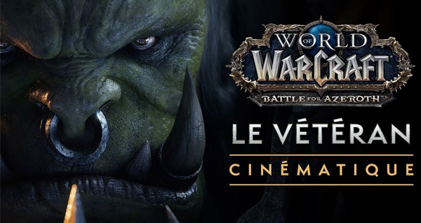 battle for azeroth : cinematique le veteran mettant en scene saurcroc